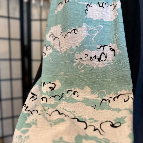 Lee Andersen Black and Blue Maxi Dress - Picture 5 of 7